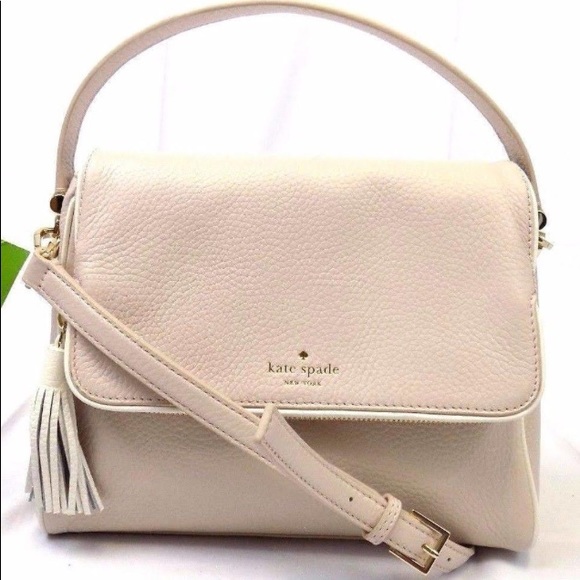kate spade Handbags - 🎉host pick🎉 nwt Kate spade beige leather bag